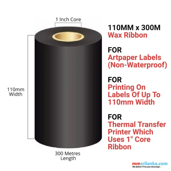 110mm*300m Ribbon